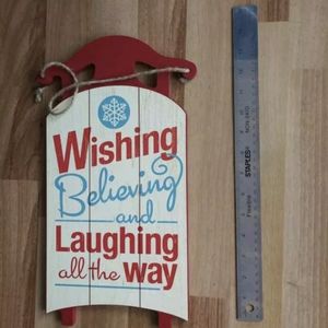 Toboggan Christmas Decor